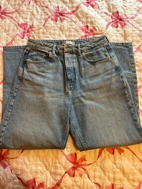 Zara Light Blue Boyfriend Jeans